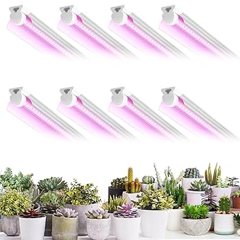GF GROW LEDライト 4灯 本体　2台 Toggled 2-Light 4-ft Grow Light Fixture w/ LED tubes - 32
